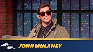 John Mulaney Asks Seth Meyers Some HardHitting Questions [upl. by Aissyla6]