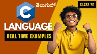 C Language Tutorial for Beginners in Telugu With Notes Class 20 [upl. by Enois624]