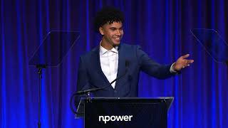 NPower Gala 2024 Alumnus Speaker Landen Manuel [upl. by Angelita]