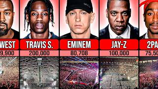 Famous Rappers Biggest Concerts [upl. by Muller]