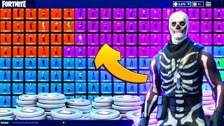 RAREST 2000 FORTNITE SKIN LOCKER TOUR  Fortnite Battle Royale [upl. by Anitnahs]