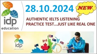 NEW BRITISH COUNCIL IELTS LISTENING PRACTICE TEST 2024  28102024 [upl. by Toms]