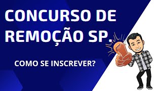 Concurso de Remoção  Inscrição [upl. by Duston657]