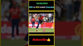 04062024 ENG vs SCO match Overview  factsmaavalite scotland england t20worldcup2024 [upl. by Odnarb]