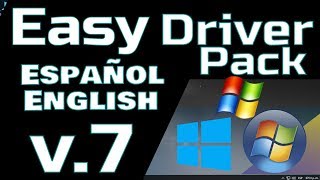 Easy Driver Pack v7  🧐 Español  English  🤩 Windows Xp 7 81 10 [upl. by Pamella]