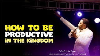 HOW TO BE PRODUCTIVE IN THE KINGDOM  Apostle Michael Orokpo [upl. by Ebanreb]