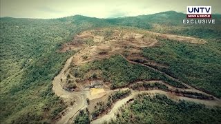 Drone captures sorry state of Zambales mountains allegedly mined for China’s artificial islands [upl. by Aurie]