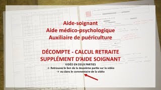 Supplément daide soignant  FONCTIONNAIRE HOSPITALIER  CNRACL  RETRAITE [upl. by Aihsemek]