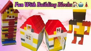 Fun with Building Blocks  Building Blocks Toys for KidsTheCreativeMind01 [upl. by Milford]