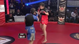 Saala Khadoos Actress Ritika Singh  High Octane MMA Fight in SFL [upl. by Kasper]