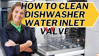 how to clean dishwasher water inlet valve [upl. by Mufinella37]