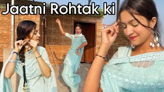 Jaatni Rohtak ki  New trending Haryanvi song  Dance cover  Vishakha Nandal [upl. by Enitsyrk]