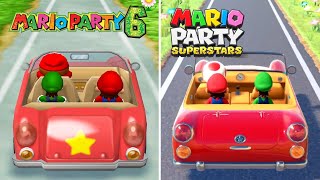 Mario Party Superstars vs Mario Party 6  All Minigames Comparison GameCube vs Switch [upl. by Acinorev]