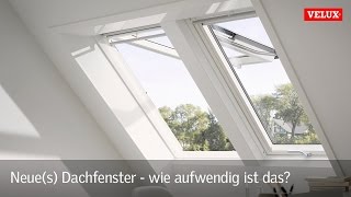 Neues Dachfenster  wie aufwendig ist das [upl. by Enal]