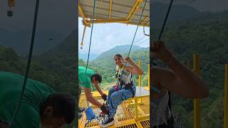 Jumpin Heights Rishikesh bungee bungeejumping jumping adventure trending viral bungy shorts [upl. by Acilegna]