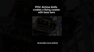 Airtime thrills creating a flying coaster shorts meme rollercoaster amusementparkride [upl. by Jamal451]