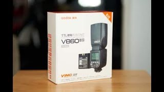 Godox V860IIS Unboxing [upl. by Anamor]