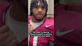 Jihaad Campbell explains why he will play against Michigan instead of opting out [upl. by Sheng994]