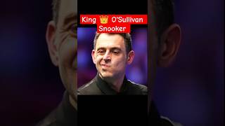 Ronnie OSullivan snooker king 👑 ronnieosullivan snooker [upl. by Normie]