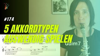 5 Akkordtypen einfach auswendig lernen [upl. by Kingsley]