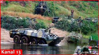 Ukrainian army seeks to trap Russian troops ambushed on Seim River border in Kursk [upl. by Diva]