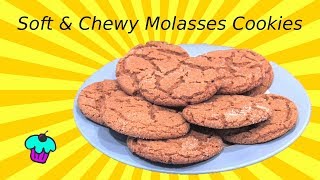 Soft and Chewy Molasses Cookie [upl. by Kosey867]