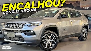 NOVO JEEP COMPASS LONGITUDE 2025 FLOPANDO POR CAUSA DO PREÇO VERSÃO GANHOU ITENS NÃO VENDE [upl. by Notlil]