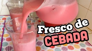 COMO HACER FRESCO DE CEBADA Salvadoreña [upl. by Siesser284]