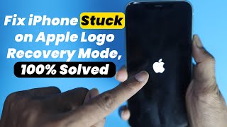 Fix iPhone Stuck on Apple LogoRecovery Mode 100 Rebooting Solved 2023  Solve Apple Logo Stuck [upl. by Tabby]