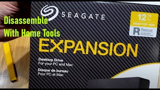 Easy Disassembly of Seagate Expansion 12TB USB Drive [upl. by Ayak669]