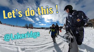 多倫多  Snowboarding at Lakeridge Ski Resort 2024 4K [upl. by Auqinu372]