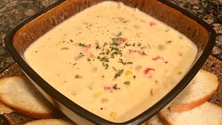 Corn amp Crawfish Bisque by The Cajun Ninja [upl. by Ayin]