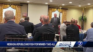 Sen McDonnell says no as Nebraska Republicans repeat push for winner take all [upl. by Dnalyram]