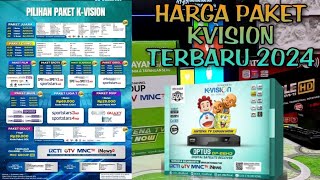 harga paket kvision terbaru 2024 •daftar siaran kvision terbaru 2024 [upl. by Ihcalam]