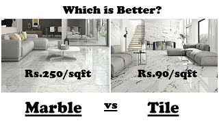 Marble vs Tile Which is Better [upl. by Enitsuga]