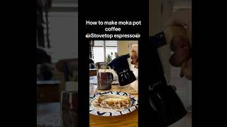 How to make moka pot stovetop espresso Italian coffee 🇮🇹 ☕️ coffee mokapot italiano [upl. by Cannon]