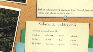 Nynorsk med Vegard  Substantiv svake verb og pronomen [upl. by Itteb]