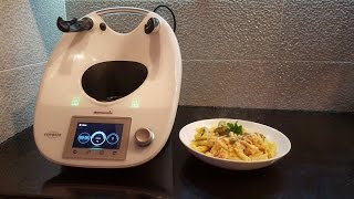 Makaron Carbonara z kurczakiem i brokułami  WIDEO PRZEPISY THERMOMIX [upl. by Letnahs483]