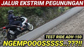 TEST RIDE HONDA ADV 150 JALUR PEGUNUNGAN [upl. by Strawn303]