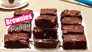 Brownies Fudgy moelleux recette facile la meilleure [upl. by Dazhehs]