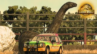 BUILDING A APATOSAURUS DRYOSAURUS amp KENTROSAURUS EXHIBIT  Jurassic World Evolution 2 Exhibit Build [upl. by Channa]