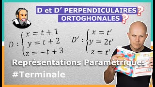 DROITES PERPENDICULAIRES et DROITES ORTHOGONALES  Exercice Corrigé  Terminale [upl. by Hendry815]