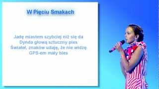 Monika Brodka  W Pięciu Smakach karaoke [upl. by Garrek453]