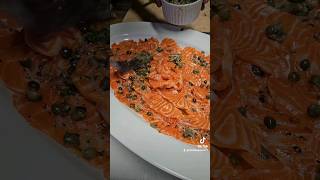 carpaccio de salmon [upl. by Enitsua534]