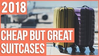 TOP 10 Cheap Suitcases 2018  Cheap But Great [upl. by Eiznyl]