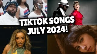 Top Trending Songs on TikTok  JULY 2024 [upl. by Artimed25]