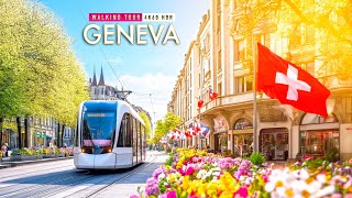 Geneva Walking Tour 4K – Explore the Heart of Switzerland  European Walking Tours [upl. by Dorey160]