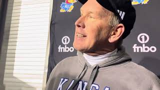 Lance Leipold on KU’s win over Cincinnati [upl. by Aivato]