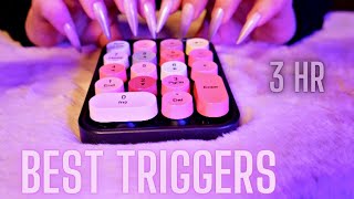 ASMR Best Triggers For Sleep Compilation No Talking Tapping amp Scratching [upl. by Llegna]