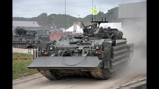 British Army in action at Tankfest 2017 [upl. by Fosque323]